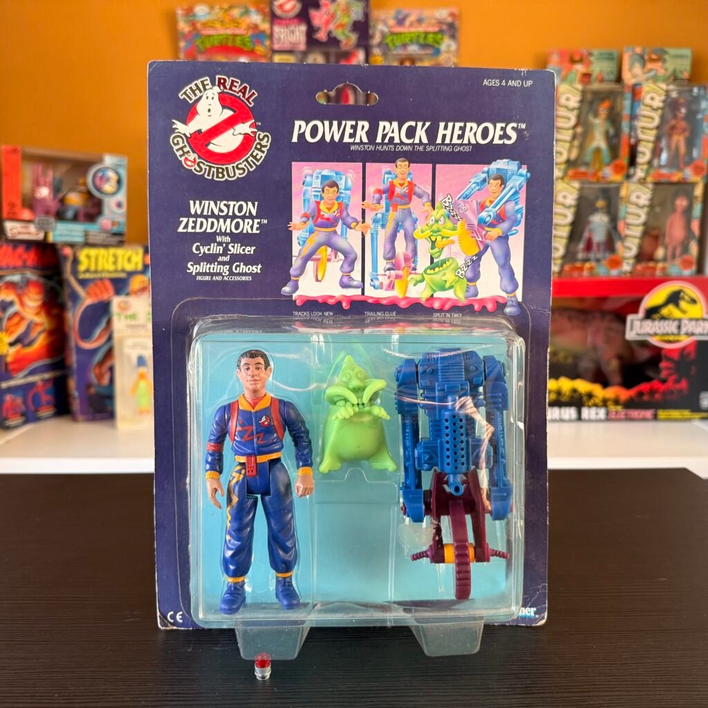 Ghostbusters Power Pack Heroes Winston- Mint on card 1986 Kenner