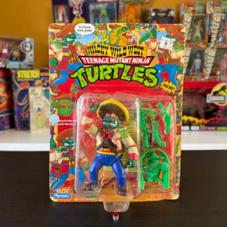 Turtles Wacky Wild West Bandito Bashin' Mike - 1992 Playmates MOC